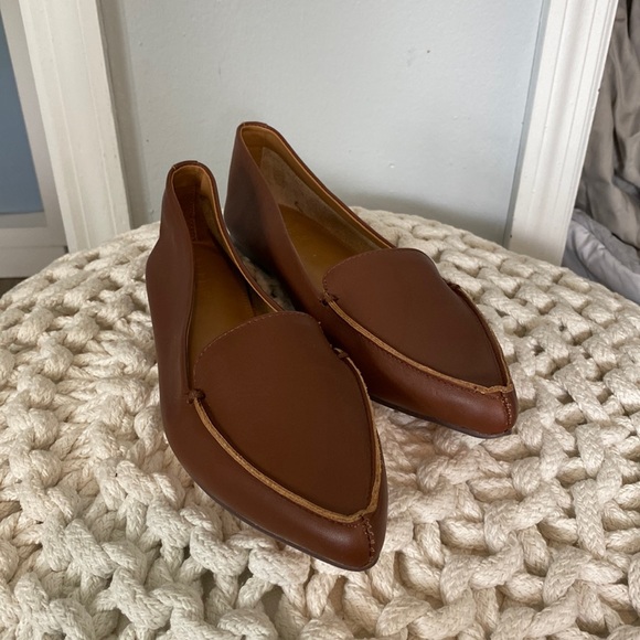 J. Crew Brown Pointed Loafers